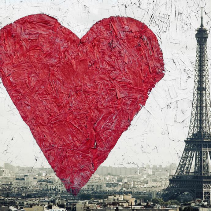 La Saint Valentin dans la ville de l'Amour